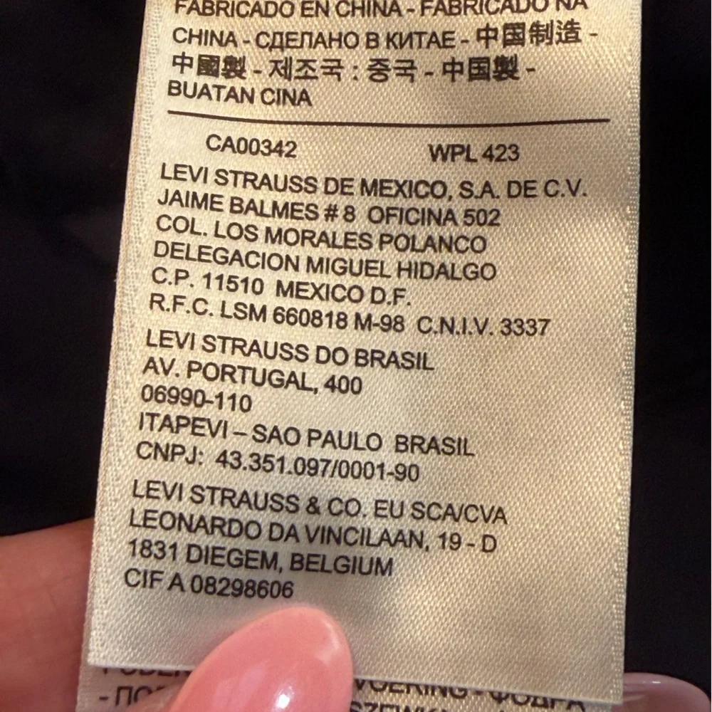 Levi's Woman’s New England Patriots NFL football denim jacket Size XXL - Picture 12 of 14